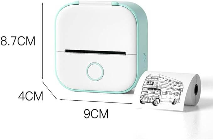 Mini Impressora Térmica Portátil Bluetooth